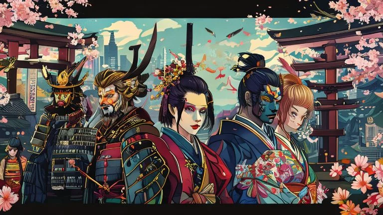 Como os Personagens Revelam a Essência da Cultura Japonesa